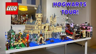 Huge Lego Harry Potter Hogwarts Castle Tour