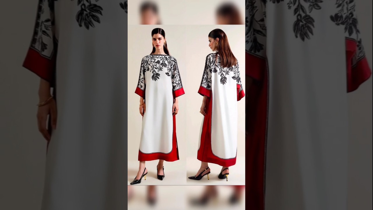 Stylish Printed Arabic Lawn Suit - 3 Pcs in Maroon 🌸Affordable Skincare Shop Now 