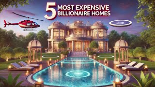 Step Inside The 5 Most Expensive Homes of Billionaires!"
