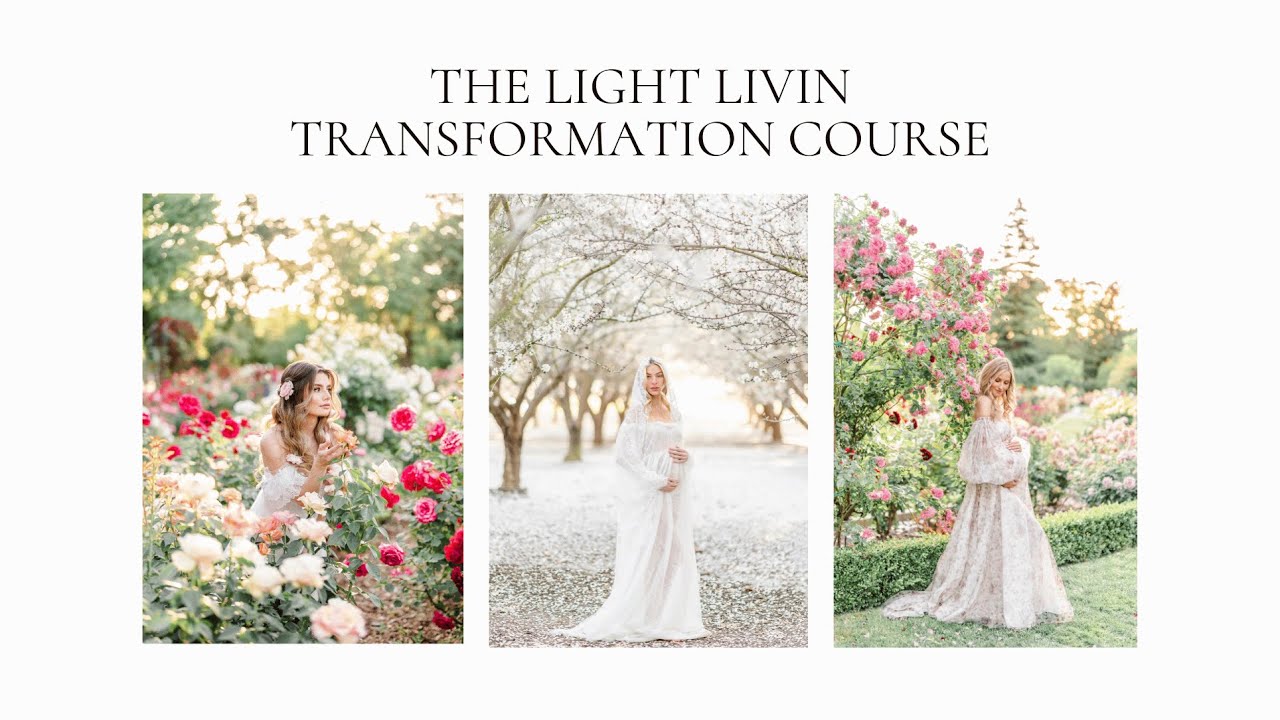 Light and Airy portrait photography course trailer
