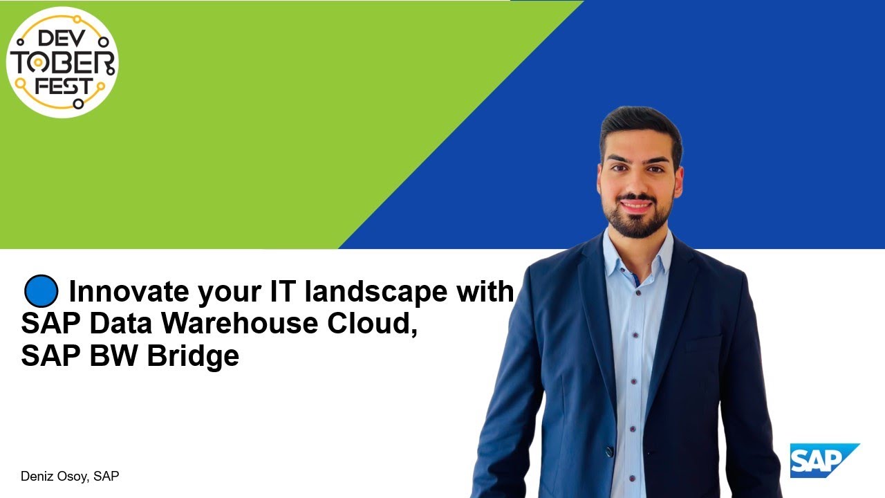 🔵 Innovate your IT landscape with SAP Data Warehouse Cloud, SAP BW Bridge