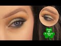 Easy wearable st patricks day makeup look 2024  drugstore  eimear mcelheron