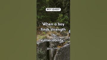 When a boy finds strength in vulnerability... #shorts