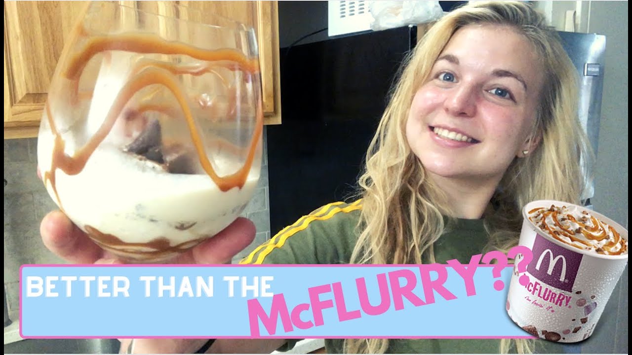 I recreated JOSHUA WEISSMAN'S McFLURRY RECIPE I Soft Serve Ice Cream ...