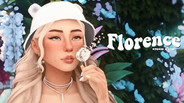 florence bluebell - a spring inspired sim 🌱 *cc links included* | the sims 4: create a sim