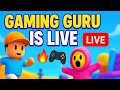 The Real Gaming Guru || IS LIVE STREAM "BLOCK DASH TEAMS 🤯💨 INW SERVER || #stumbleguys...