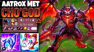 The 0.73 KDA Aatrox vs My NEW FINAL BOSS Cho'Gath Build 🔥🔥