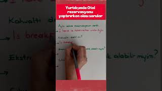 daily English  Otel Rezervasyonunda Sorulabilecek Sorular  Hastaym sesim Iin Sorry 
