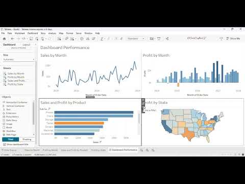 Basic Tableau Dashboard (Superstore Dataset)