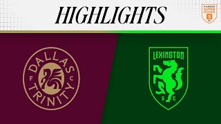 12.20.2025 | Dallas Trinity FC vs. Lexington SC - Game Highlights