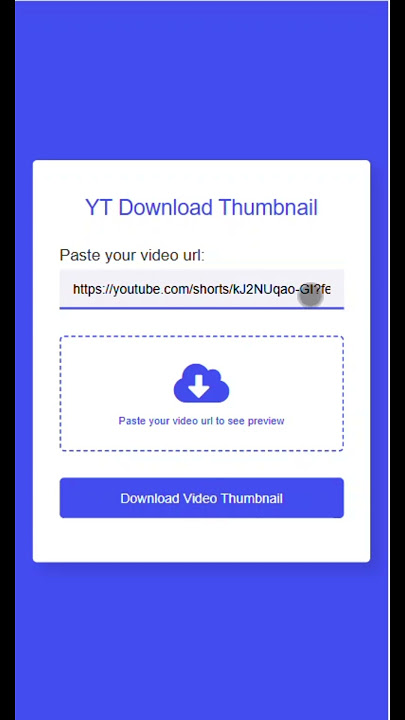 📥 YouTube Thumbnail Downloader in HTML, CSS & PHP | Free Source Code 🚀