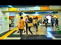 【4K】Tokyo Walk - Shinjuku station platform (Redevelopment work status) 新宿駅内を歩く 再開発工事状況 2020.10