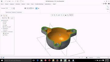 Creo shell concave & Convex