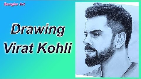 How to draw Virat Kohli | Easy pencil sketch (Part-II)