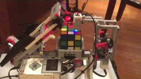 EV3 mindcuber solved the cube (part 2)