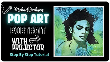 Projector Painting Tutorial | Michael Jackson Pop Art