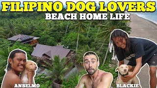 FILIPINO DOG LOVE - Beach Home Life In The Philippines (Cateel, Davao)