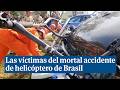 El youtuber Gaspi y el productor Vignale, víctimas del accidente de helicóptero de Brasil