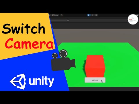 How to switch multi camera on UI button press With C# Script Unity Tutorial