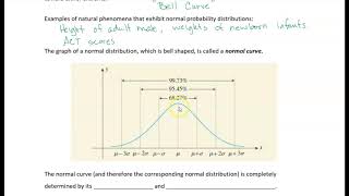 8.5-6 The Normal Distribution and Applications: Example 1