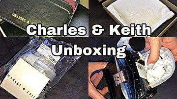 Charles & Keith wallet and bag unboxing