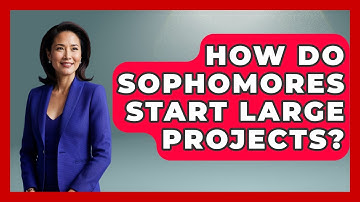 How Do Sophomores Start Large Projects? - Steps to Sophomore Year