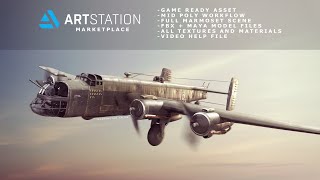 WW2 Bomber Plane - Artstation Marketplace