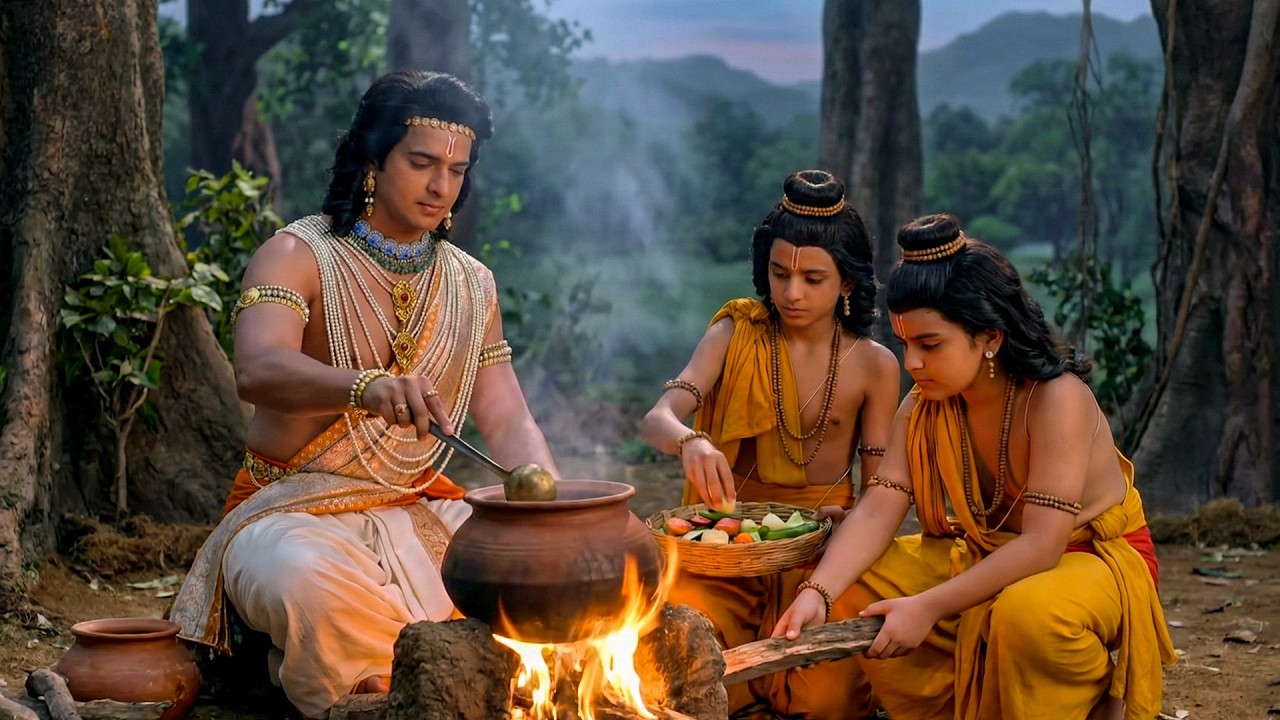 लव-कुश ने सीखा खाना बनाना लक्ष्मण जी | श्रीमद् रामायण | Shrimad Ramayan |  New Episode 2026
