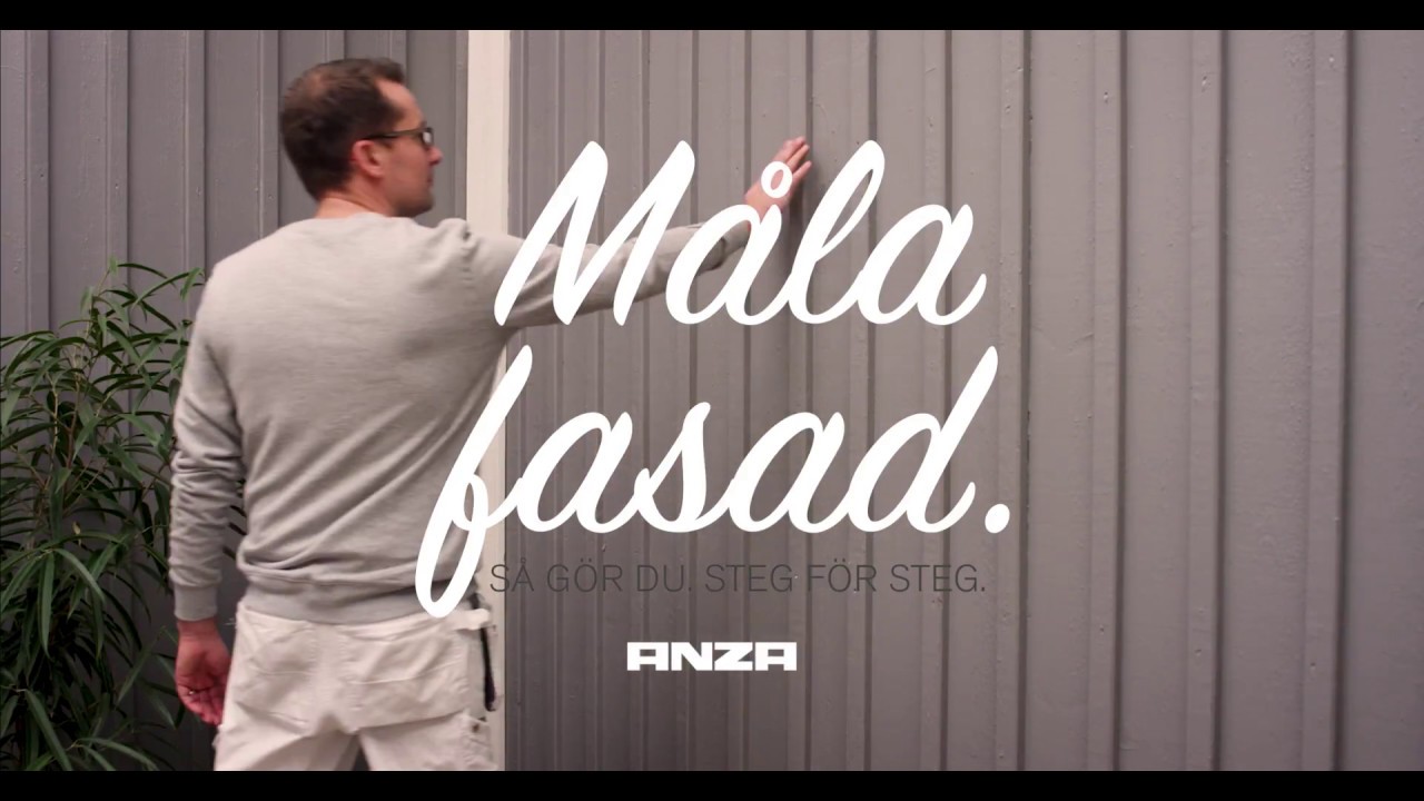 Måla Fasad - Så gör du. Steg för steg