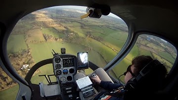 Elstree Helicopters student Rory FIRST SOLO at Elstree in Cabri G2 March 2023
