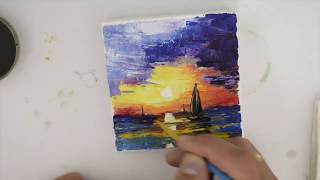 рисуем закат #48