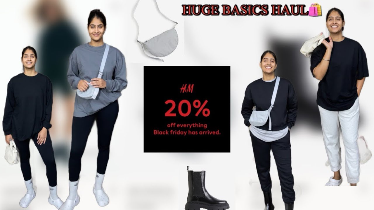 H M BLACK FRIDAY SALE HUGE BASICS HAUL TRY ON HAUL 2023 h-m-black-friday-sale-huge-basics-haul-try-on-haul-2023