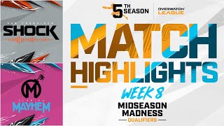 @sanfranciscoshock vs @FLMayhem  | Midseason Madness Qualifiers Highlights | Week 8 Day 3