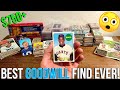 Huge tub of vintage sports cards  graded cards found at goodwill