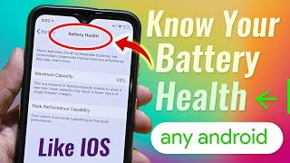 Know Your Actual Battery Capacity Like IOS | Any Android @TransitTech screenshot 4
