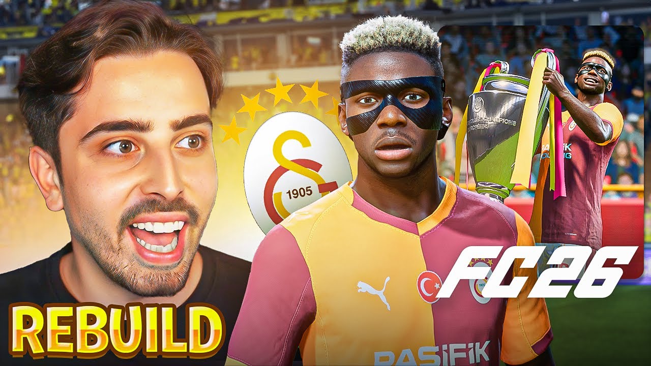 FC 26 GALATASARAY ŞAMPİYONLAR LİGİ REBUILD // KARİYER MODU