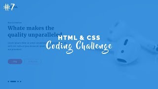 [HTML & CSS] Coding Challenge #7