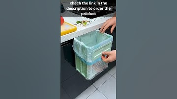 "The Space-Saving Trash Can Every Kitchen Needs (Mounts ANYWHERE!)" #shorts #trending #youtube #usa