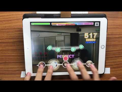 【デレステ】双翼の独奏歌 (MASTER+)フルコンボ 手元
