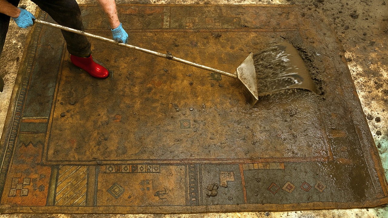 Bad Rugs Images This EXTREMELY Dirty Rug Looked Lost Forever... Can It ACTUALLY Be ...