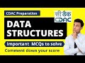 Data Structures MCQ's | Test your knowledge | Basics | CDAC exam | CCAT Prep