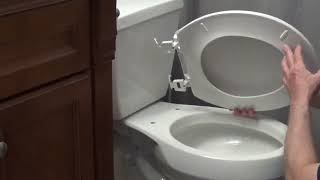 How to Put a New Toilet Seat On by FIX IT Home Improvement Channel 225 views 8 days ago 1 minute, 18 seconds