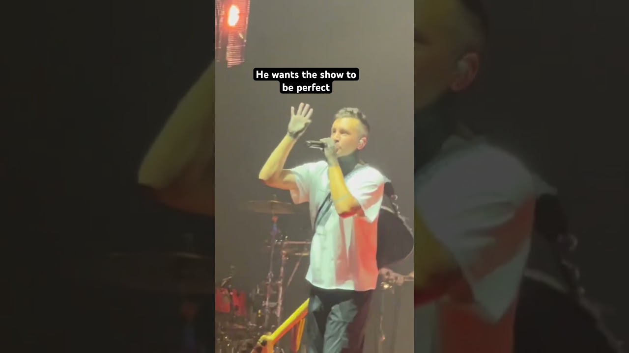 Тайлер Джозеф хочет, чтобы шоу прошло идеально. 