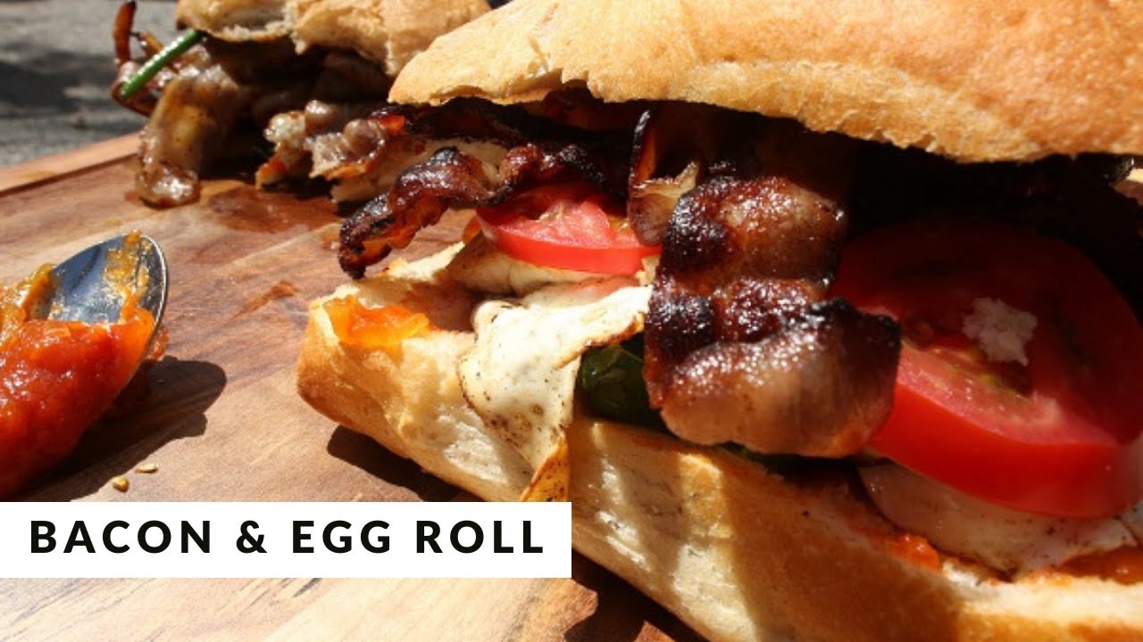 Bacon and egg roll