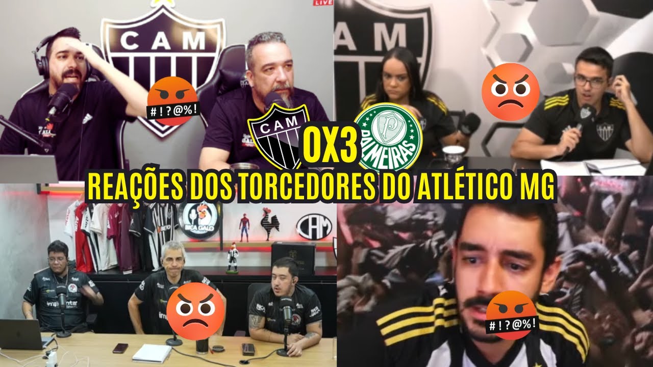 REAÇÕES DOS TORCEDORES DO GALO REVOLTADOS COM DERROTA DE 3 A 0 PRO PALMEIRAS EM CASA - BRASILEIRÃO