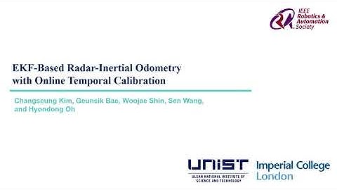 EKF-Based Radar-Inertial Odometry with Online Temporal Calibration