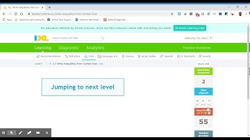 8th Grade IXL Write Inequalities from number lines YW9