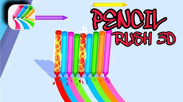 PENCIL RUSH 3D Gameplay All Levels Walkthrough |||Let