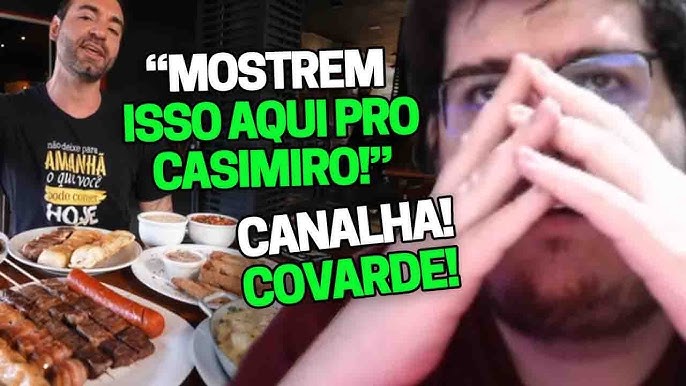 Casimiro reagindo ao trimilique pudim #casimiro #reaction #humor