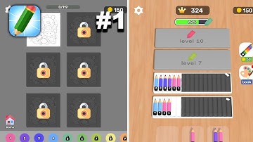 Match Pencil Sort - New Release - Hyper Hybrid Casual - Gameplay Walkthrough (iOS & Android)